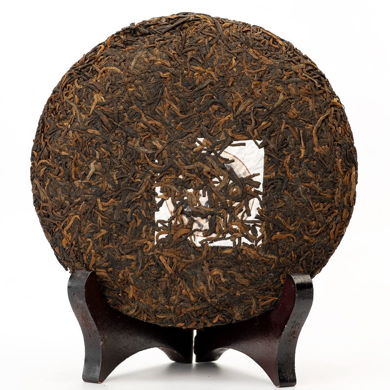 Teavivre Menghai Golden Buds Tribute Ripened Pu-erh Cake Tea (Fermented, Shou, 200g) - Image 3